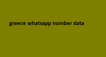 greece whatsapp number data 